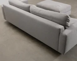 Adea Rest 3-sits soffa med fotpall grå