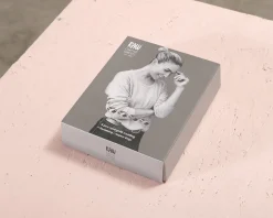 Aida Raw servetthållare roséguld, set om 4