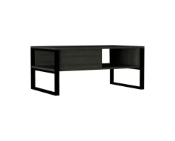 Antlerriver soffbord 100 cm svart