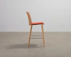 Arper Mixu barstol röd / brun