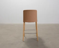 Arper Mixu barstol röd / brun