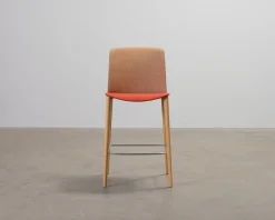 Arper Mixu barstol röd / brun