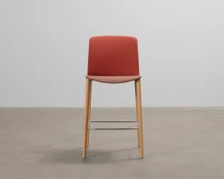 Arper Mixu barstol röd / brun