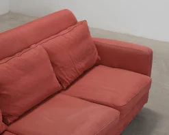 Artek 593 3-sits soffa röd
