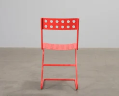 Bebó Objects Zola stol röd, set om 2 st
