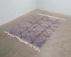 Beni Ourain matta lila 210 x 310 cm