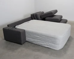 Bolia 3-sits bäddsoffa med divan grå.
