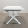 Brafab Hillmond trädgårdsbord 238 cm vit
