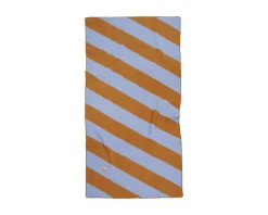 Brita Sweden Minola filt 130 x 260 cm brun / blå