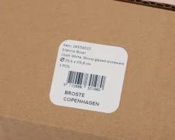 Broste Copenhagen Stevns skål 26,5 cm vit