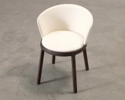 Capdell Aro stol naturvit / mörkbrun