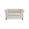 Chesterfield Deluxe 2-sits soffa beige
