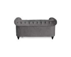 Chesterfield Lyx 2-sits grå