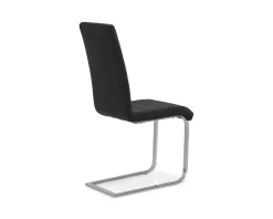 Cibus matstol svart / silver, set om 2 st