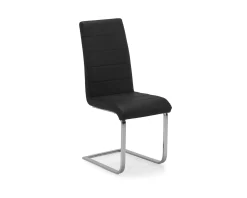 Cibus matstol svart / silver, set om 2 st