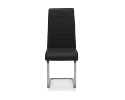 Cibus matstol svart / silver, set om 2 st