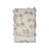 Classic Collection Pläd Rope filt 130 x 170 cm vit