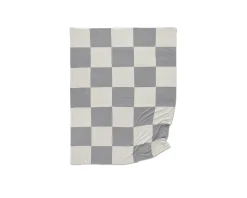 Classic Collection Pläd Square filt 130 x 170 cm grå
