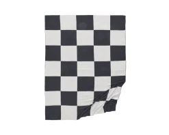 Classic Collection Pläd Square filt 130 x 170 cm mörkblå