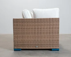 Comfort Garden Bahamas utomhus hörnmodul brun / vit