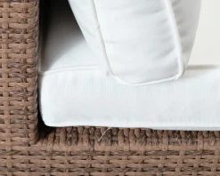 Comfort Garden Bahamas utomhus hörnmodul brun / vit