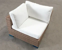 Comfort Garden Bahamas utomhus hörnmodul brun / vit