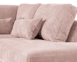 Copenhagen 5-sits hörnsoffa rosa