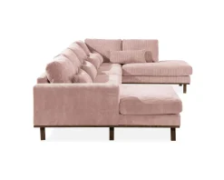 Copenhagen 5-sits hörnsoffa rosa