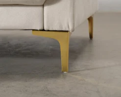Cosmopolitan Design Bali 2-sits soffa ljusbeige