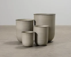DBKD Out kruka beige, set om 4 st
