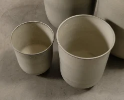 DBKD Out kruka beige, set om 4 st