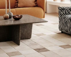 Decotique Checks ullmatta 300 x 400 cm beige
