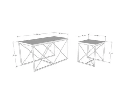 Defneia satsbord, 3 delar