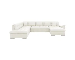 Dynir 4-sits soffa med divan vit