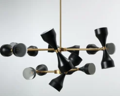 Eichholtz Cordero pendellampa svart / guld