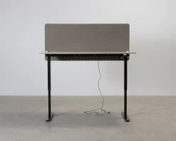 Elektriskt skrivbord med skärm 160 cm
