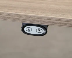Elektriskt skrivbord med skärm 160 cm