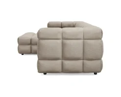 Elise 4-sits soffa med divan beige