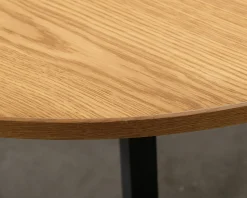 FeelDesign Freddy soffbord ø 115 cm oak / svart