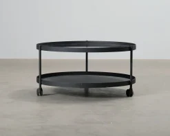 FeelDesign Solo soffbord ø 90 cm svart