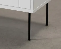 FeelDesign Straight mediabänk vit