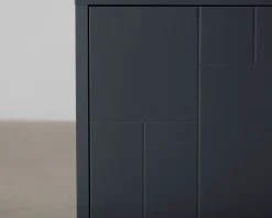 FeelDesign Straight nattduksbord grå