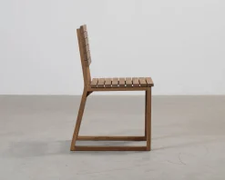 Feel Design Stripe trädgårdsstol teak, set om 2