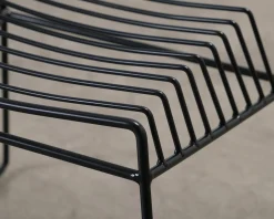 FeelDesign Strong trädgårdsstol svart, set om 2