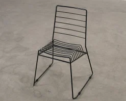FeelDesign Strong trädgårdsstol svart, set om 2