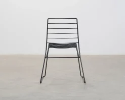 FeelDesign Strong trädgårdsstol svart, set om 2