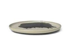 Ferm Living Omhu tallrik ø 36 cm benvit