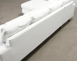 Finsoffat 4-sits divansoffa vit