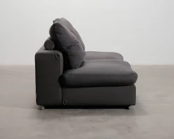 Flexform Groundpiece 2-sits modulsoffa mörkgrå