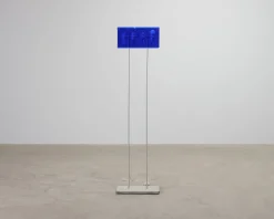Fontana Arte Duplex Carlo Tamborini golvlampa blå